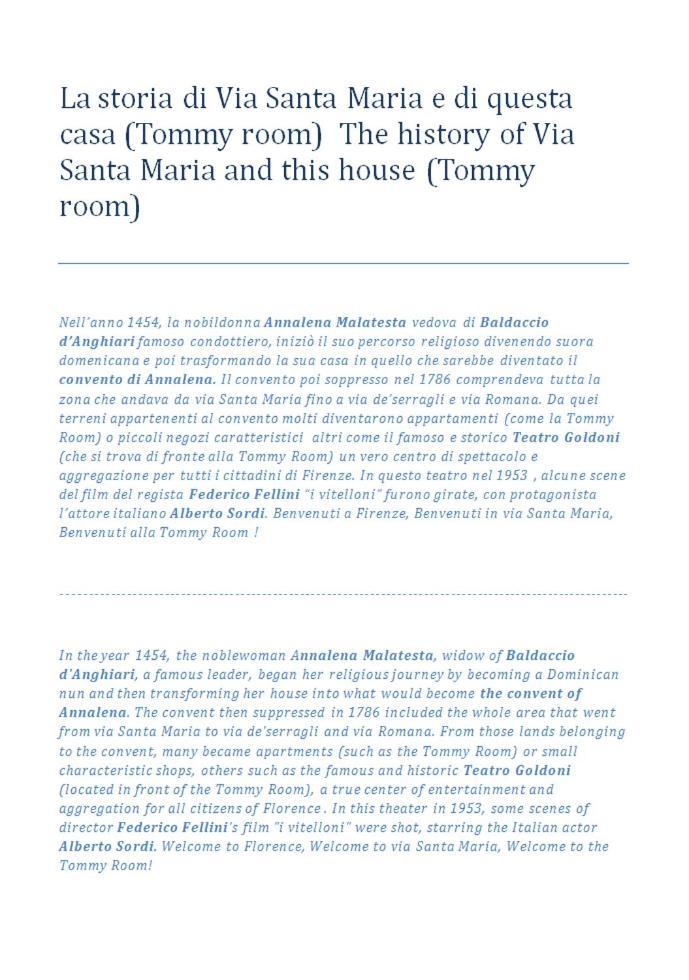Tommyroom Firenze Esterno foto